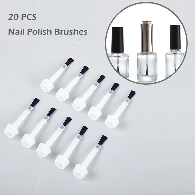 

20 шт., щётки-аппликаторы для полировки ногтей