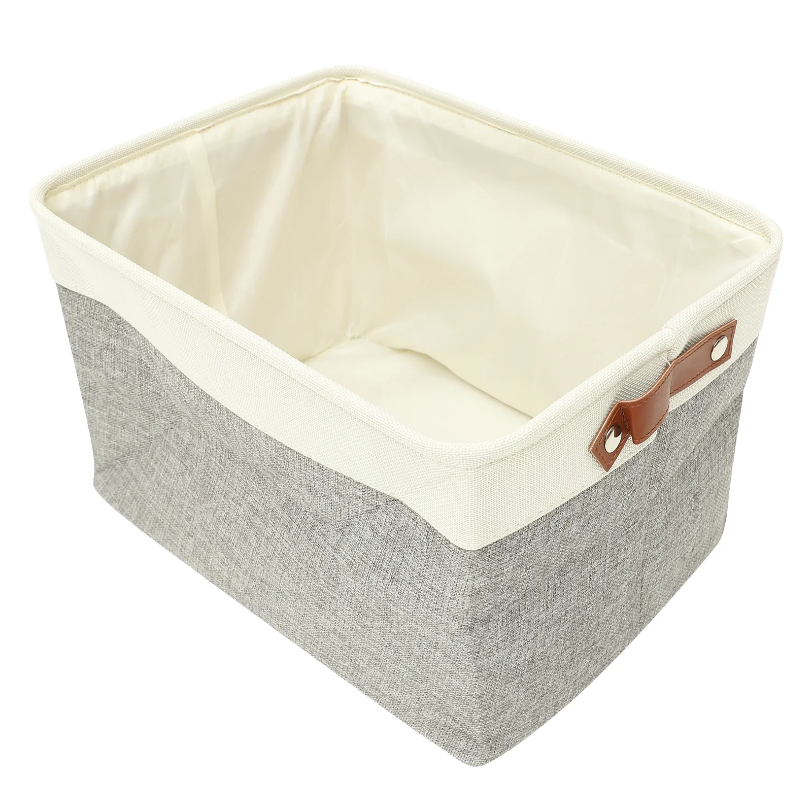

Sundries Organizer Basket Holder Container Household Laundry Cotton Linen Storage Baskets Cube Multipurpose Large Pouch