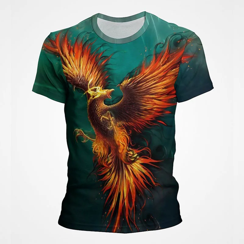 Новинка 2022 летняя крутая футболка для мужчин женщин и детей с 3D рисунком птицы