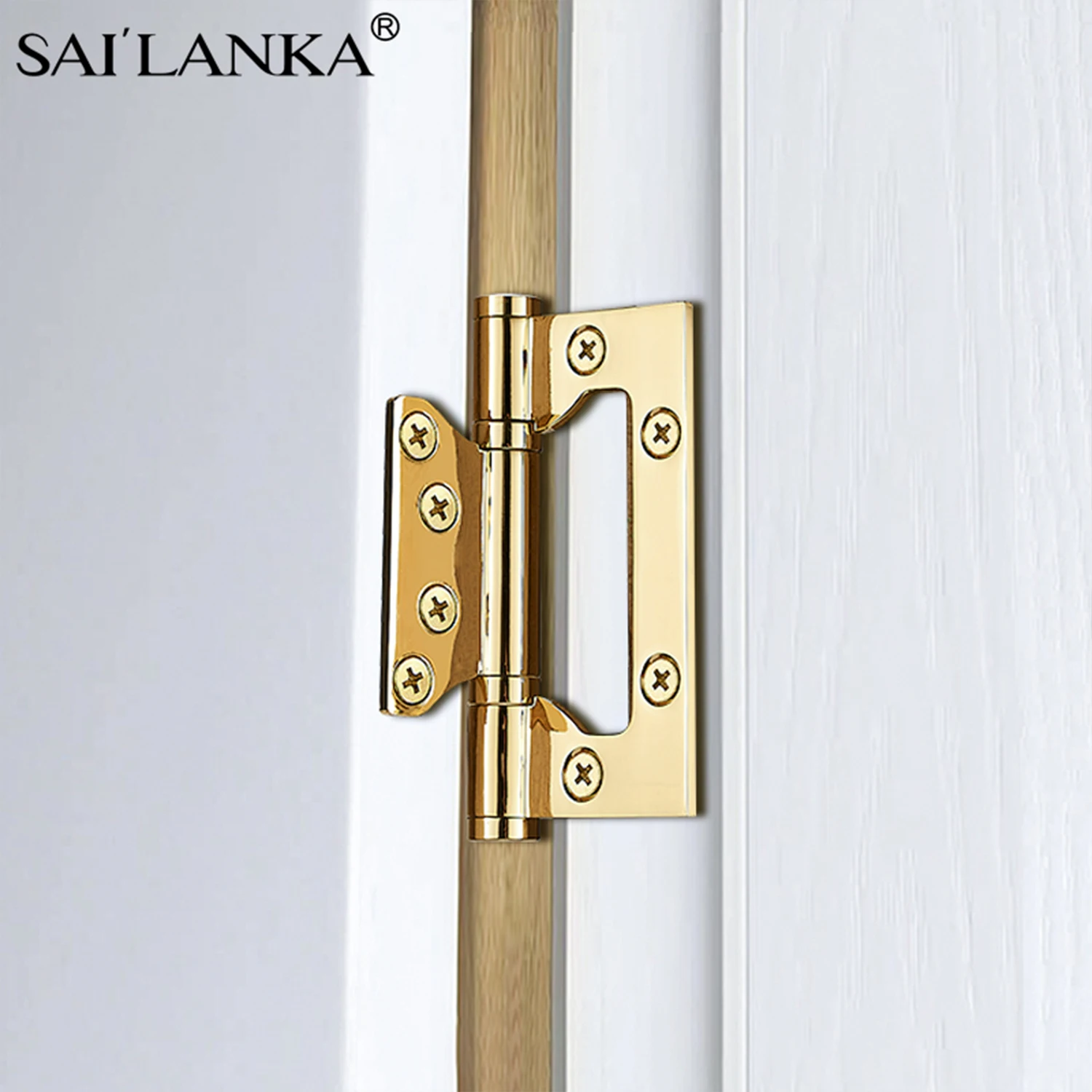 Фурнитура SAILANKA твердые латунные петли дверной соединитель ящик 8 монтажных