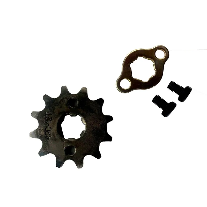 Спортивные передние двигатели мотоцикла 420 17 мм 10T 11T 12T 13T 14T 15T 16T 17T 18T 19T шестеренки