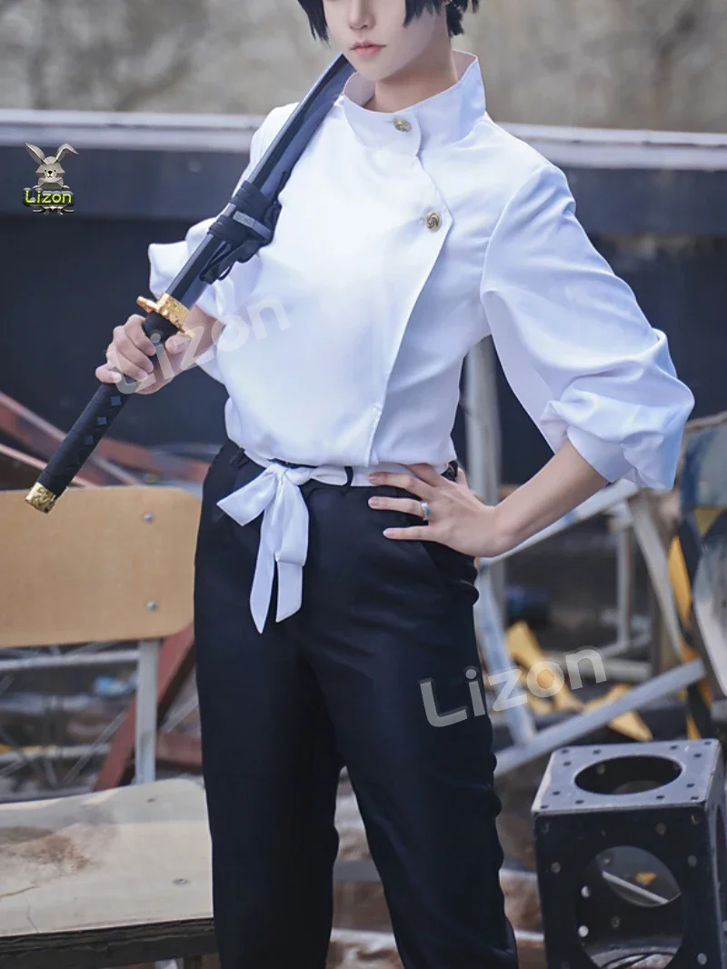 Аниме юютсу Kaisen Yuta Okkotsu Косплей костум у варвары Vrouwen Хэллоуин вечерние en Топы + Broek