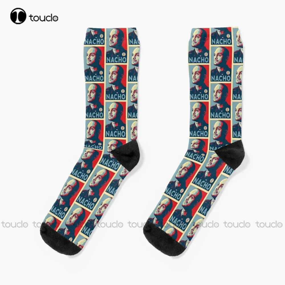 

Nacho Varga Better Call Saul Socks Navy Baseball Socks 360° Digital Print Christmas New Year Gift Unisex Adult Halloween New Art