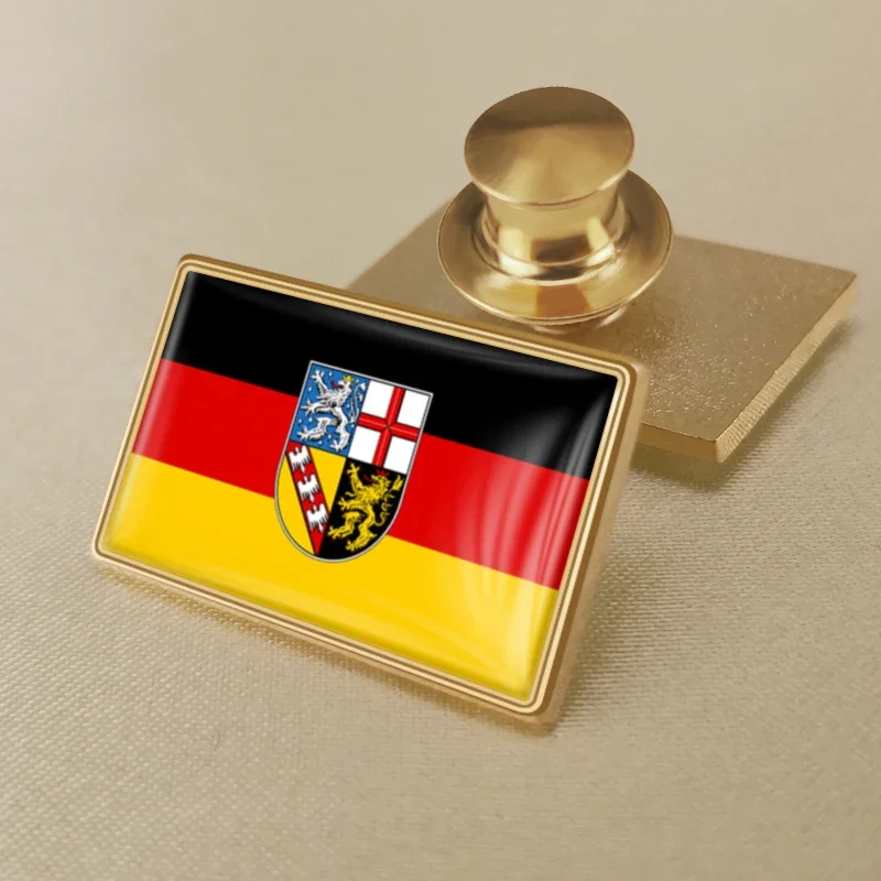 Фото درland of Germany Брошь с флагом Значки Нагрудные значки №3