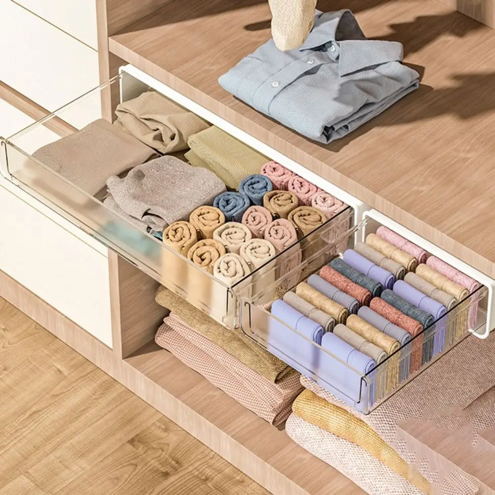 Подвесной стол невидимый ящик для хранения большой емкости выдвижной