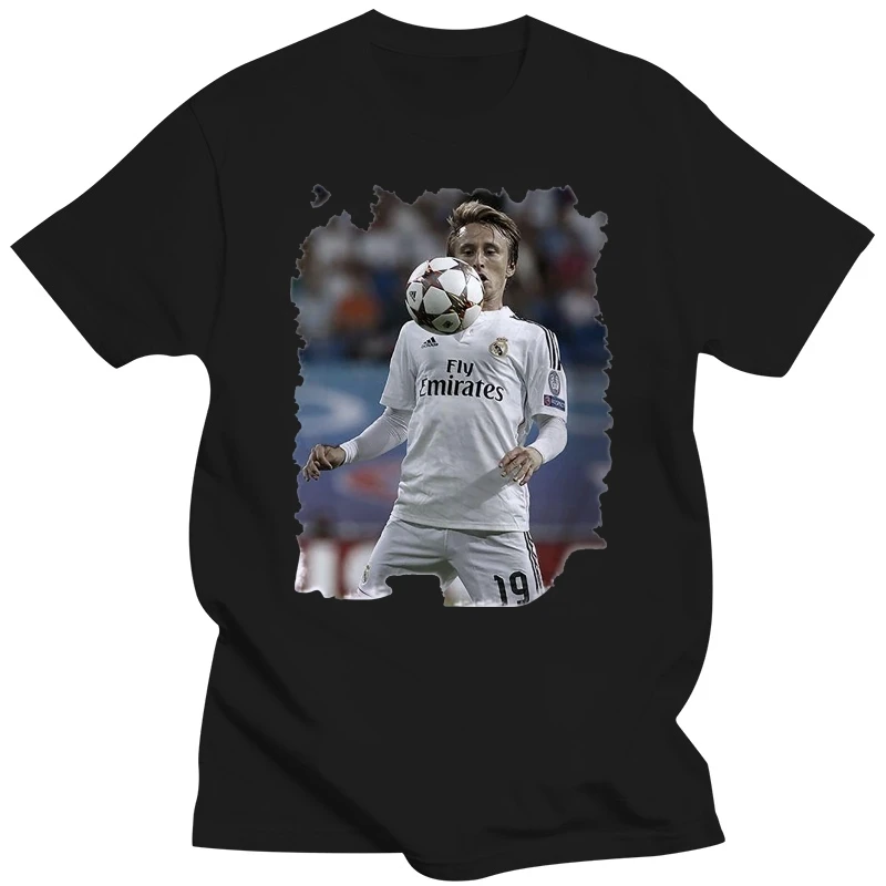 Luka Modric футболка homme Manches Courtes Coton blanc cadeau Мужская уникальная хлопковая с короткими