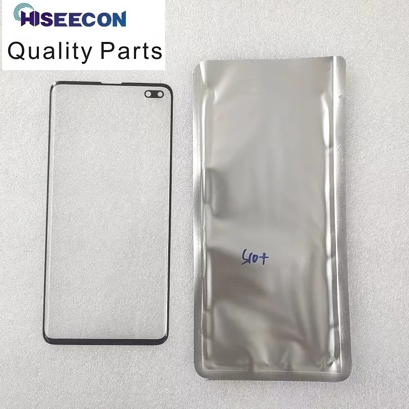 Original Quality Front Glass With OCA Glue For Samsung Galaxy S10 Plus N10 S20 Note 20u Screen Touch Panel Display Replacement