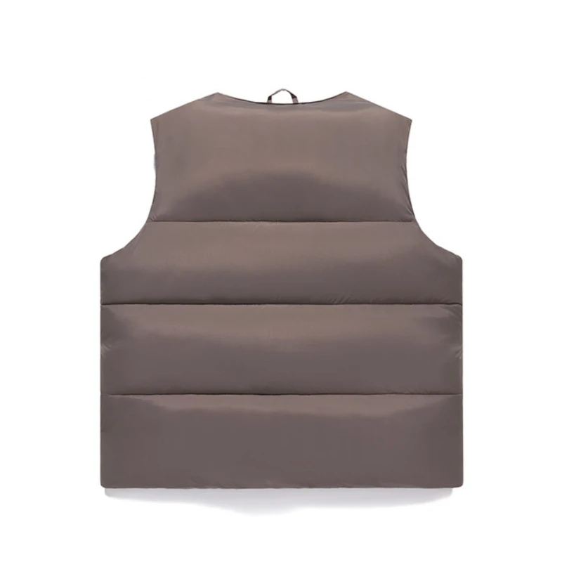 Mens Lightweight Puffer Vest for Winter Fashion Trends Warme Underwear Teenage Crop Bubble Coats Padded Sleeveless Puffer Jacket