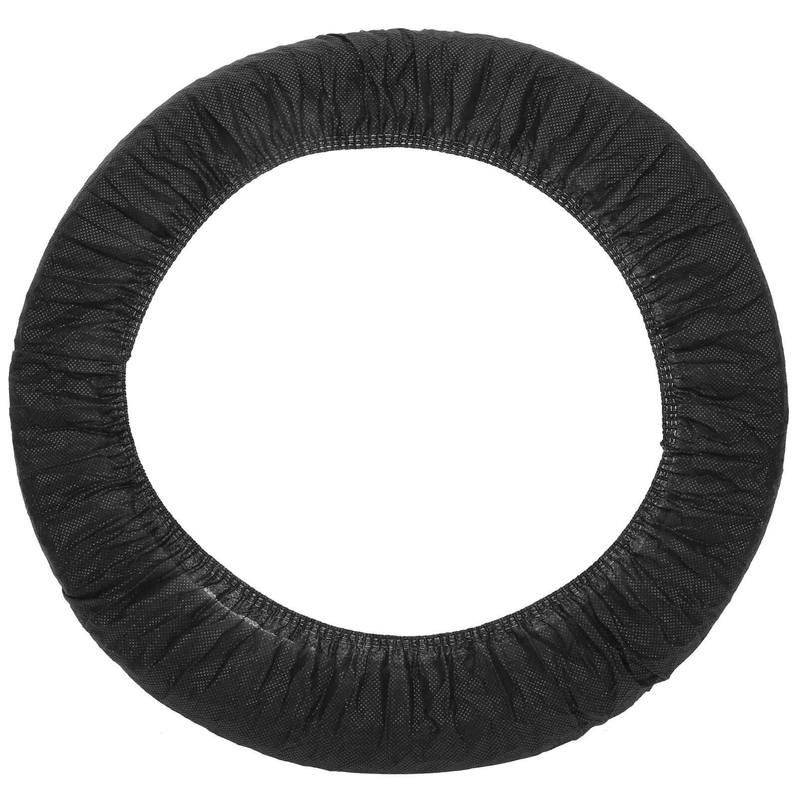 

50 Pcs Nonwoven Steering Wheel Cover Women Car White Protector Vehicle Non-woven Fabric Black Automobiles, parts accessories