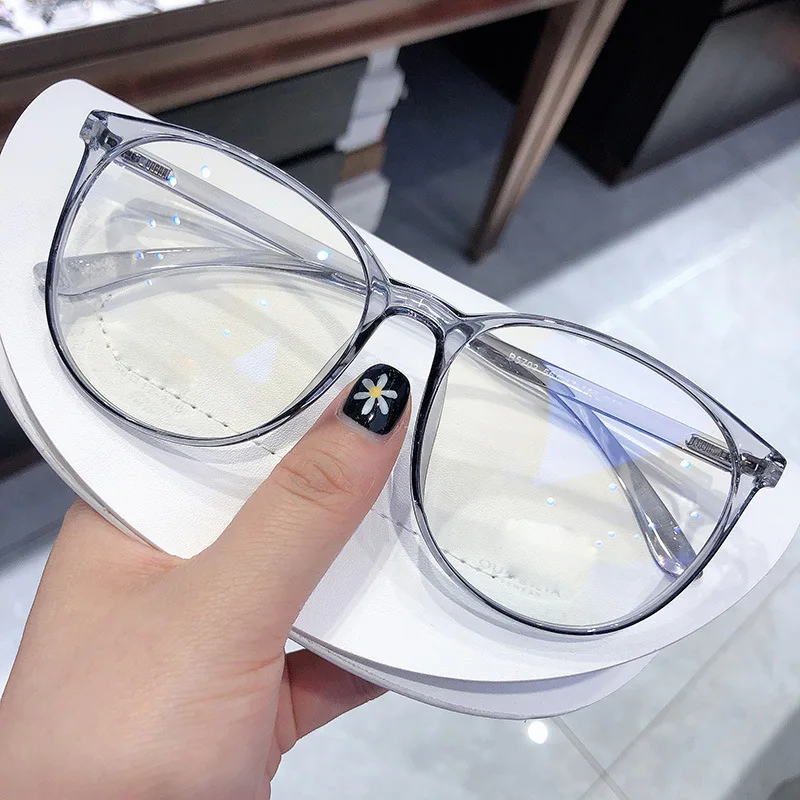 

2023 Vintage Women Optical Eyeglasses Classic Black Frame Plastic Men Myopia Anti-blue Eye Glasses Fashion New Computer Glasses