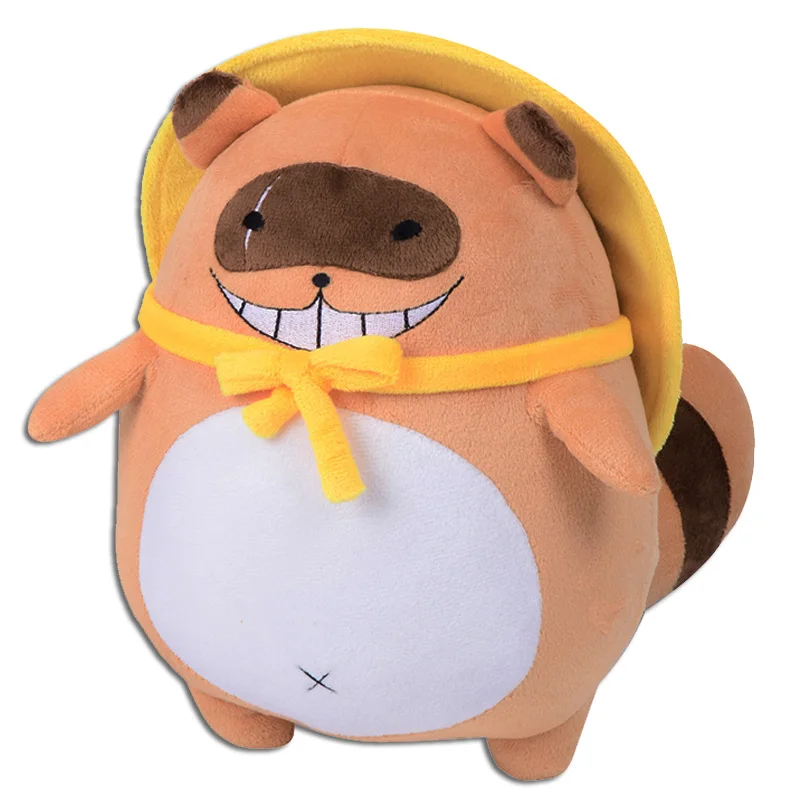 

Новая японская аниме гугуру Kokkuri San Shigaraki енот большой плюшевый подушка кукла игрушка Подарки для детей 30 см