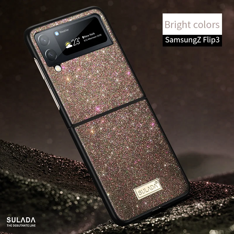 

for Samsung Galaxy Flip 3 Flip3 5G Case,Bling Sparkle Cute Girls Women Protective Case for Galaxy Flip 3 5G