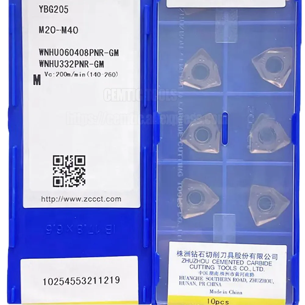 

ZCC CNC лезвие из сплава YBG205 WNHU060408PNR-GM