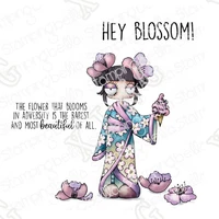 2022 newest metal cutting dies scrapbook diy gift card craft decorate embossing molds oddball cherry blossom silicone stamps set