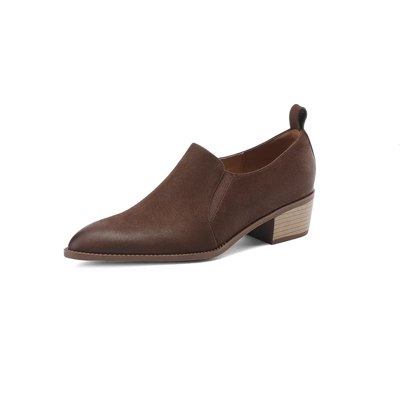 Женские туфли-лодочки из натуральной овечьей и свиной шкуры длина 22-2024 см