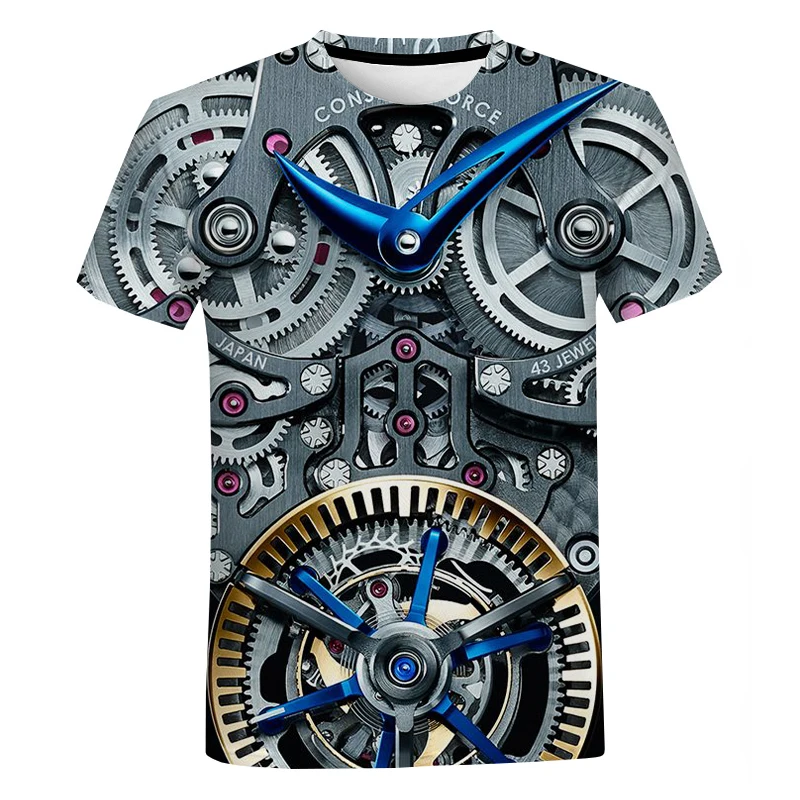 2022 Summer Car New 3D Printing T-Shirts Men's Women's Fashion Short Sleeves Casual Shirts Harajuku Hip Hop Oversized Tops - купить