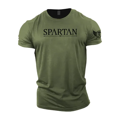 Простая и универсальная желтая футболка для мужчин и женщин, Спартанский графический стиль, унисекс, с коротким рукавом, повседневная мужская спортивная одежда с круглым вырезом