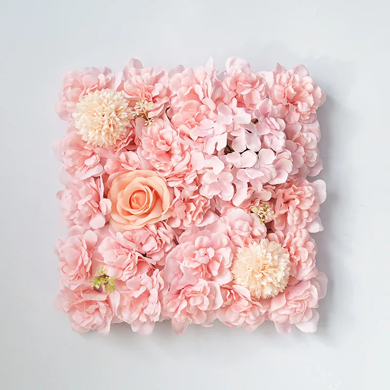 

New Simulation Flower Wall, Background Wall, Rose Wall, Flower Row, Plastic Decoration, Wedding Flower Arch, Cinema Image Wall