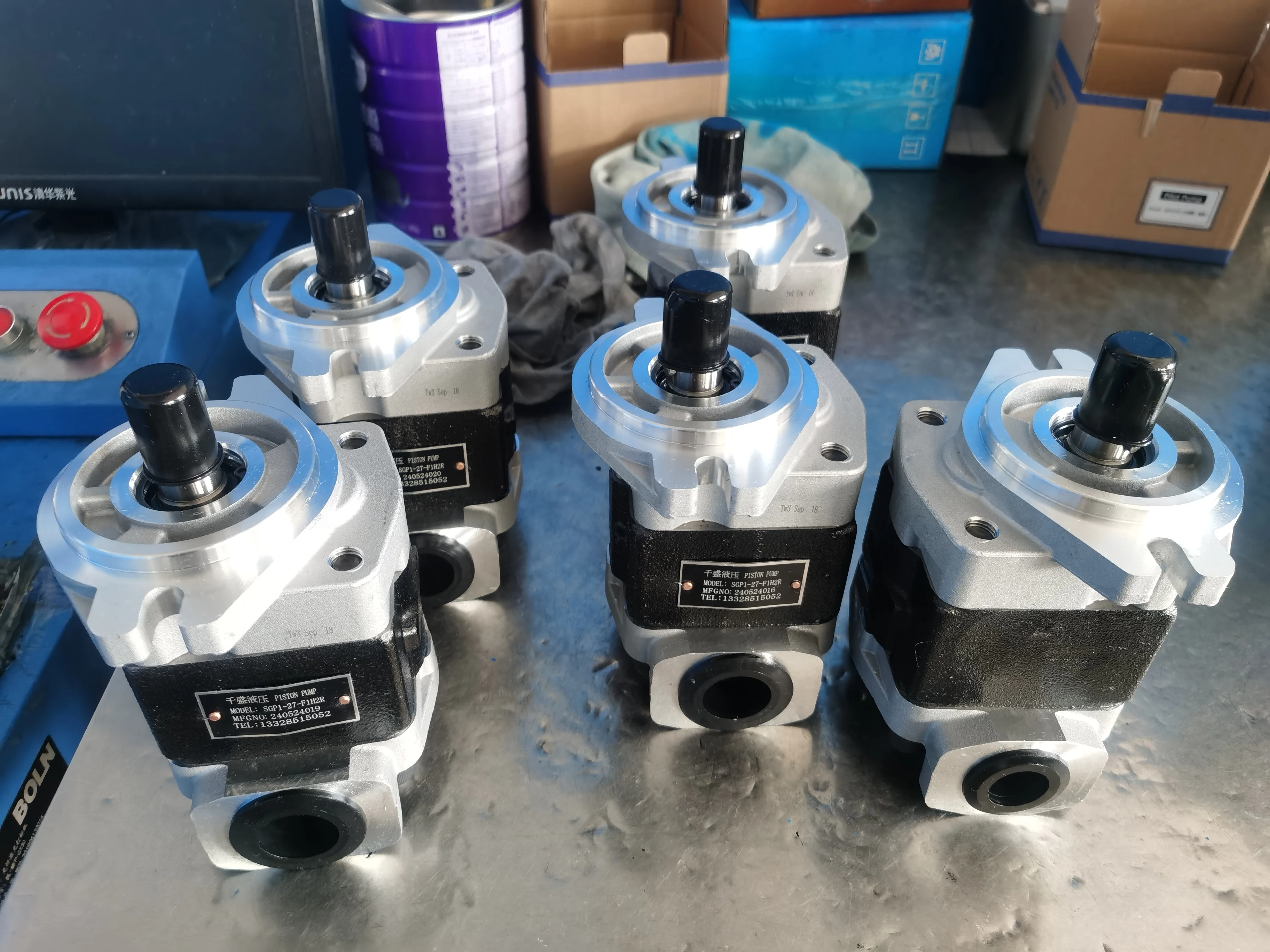 Оригинальный гидравлический насос SGP SGP1 SGP2 SGP2A Series Шестеренчатый SGP1-27-F1H2R