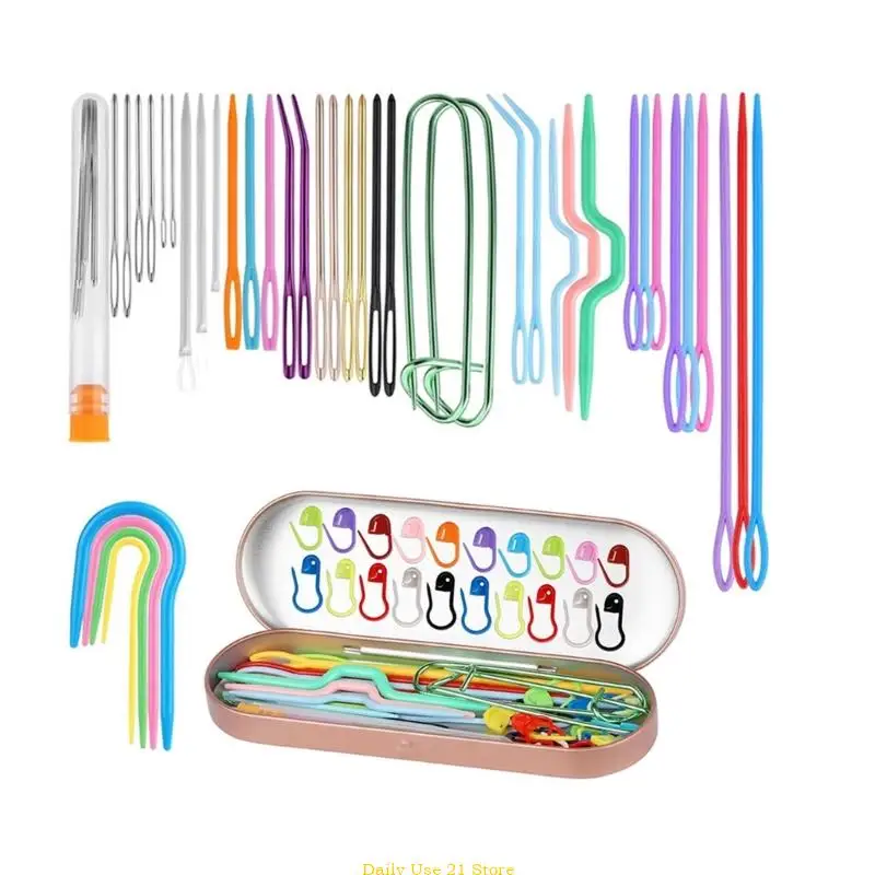 Швейные иглы с большими глазами игла для ручного шитья обучающая наборы игл