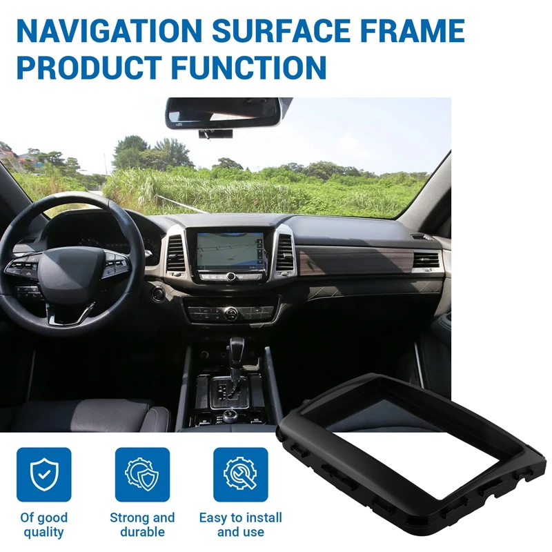 Рама для автомобильного радио 9 дюймов Ssangyong Rexton 2018 установка DVD GPS Mp5 комплект