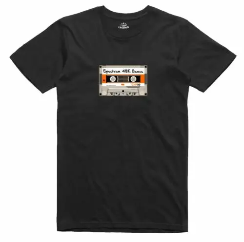 ZX Spectrum 48k школьный мальчик пират C90 кассета игры Ретро футболка