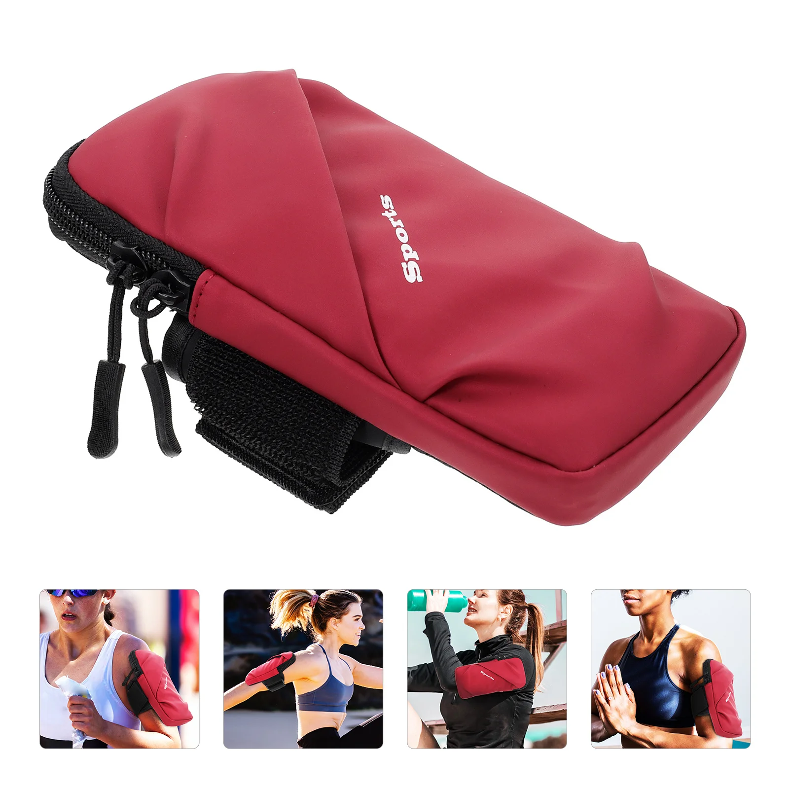 

Armbandbag Running Arm Pouch Sleeveholder Cellphonecell Storage Armbands Wrist Elastic Sleeves Bands Workout Oxford Cloth
