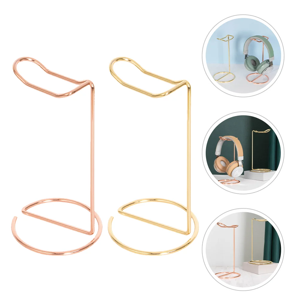 

2pcs Headset Holder Headphone Stand Hanger Desktop Headset Hook Earphone Display Hanger
