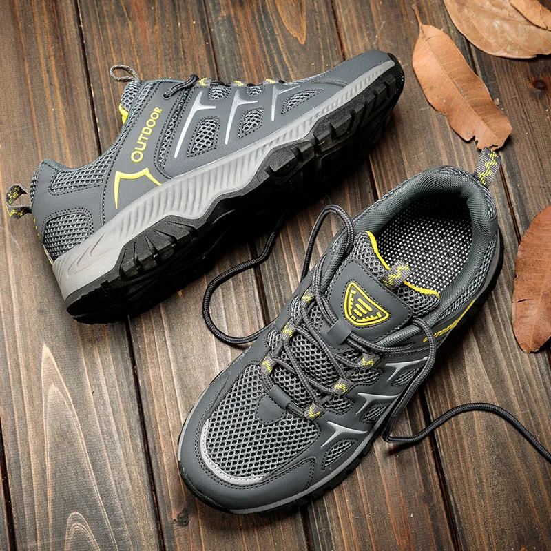 Sports shoes men's and women's running shoes non-slip walking shoes comfortable mesh breathable lightweight hiking shoes