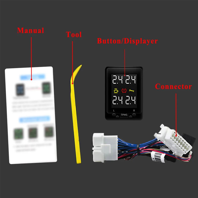 Автомобильная система мониторинга давления в шинах OBD TPMS безопасность