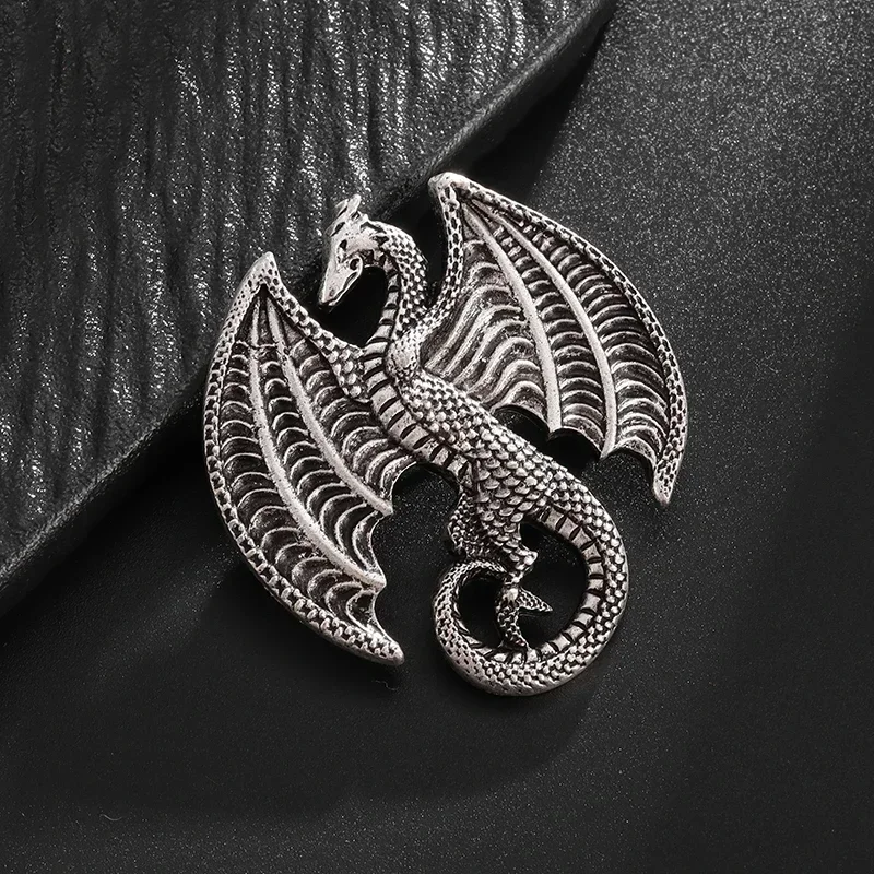 Брошь в стиле ретро панк птеродактил Мужская булавка для одежды хип-хоп