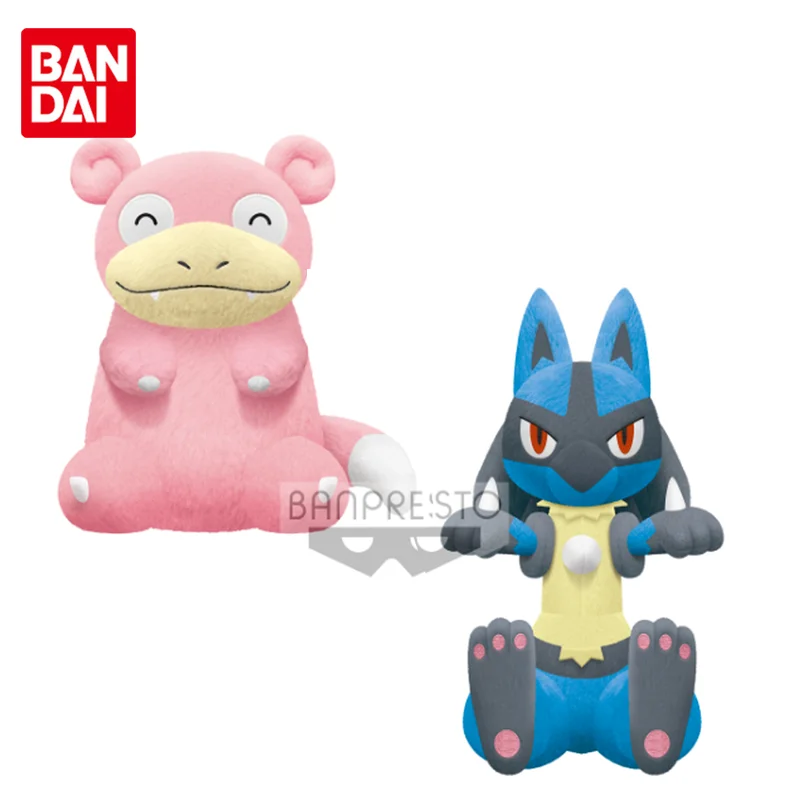 

Фигурка покемона из аниме Bandai, фигурка героя Lucario Slow Poke, игрушки для девочек, детские подарки на день рождения, Коллекционная модель