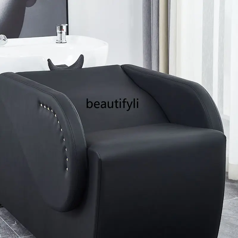 Кресло для парикмахерской с полулежачим шампунем