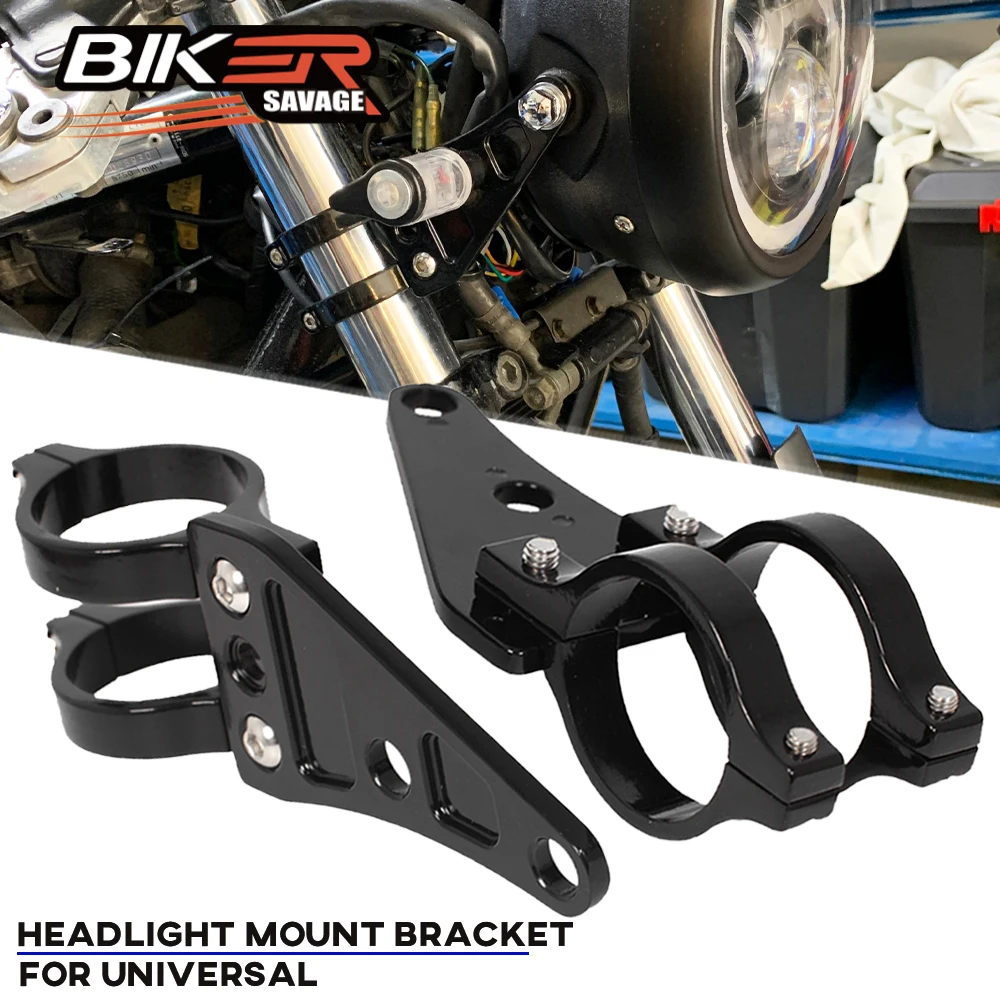 Motorcycle Headlight Mount Bracket Universal For 41mm For Scrambler Thruxto 900 Front Fork Head Lamp Holder Motor Accessories