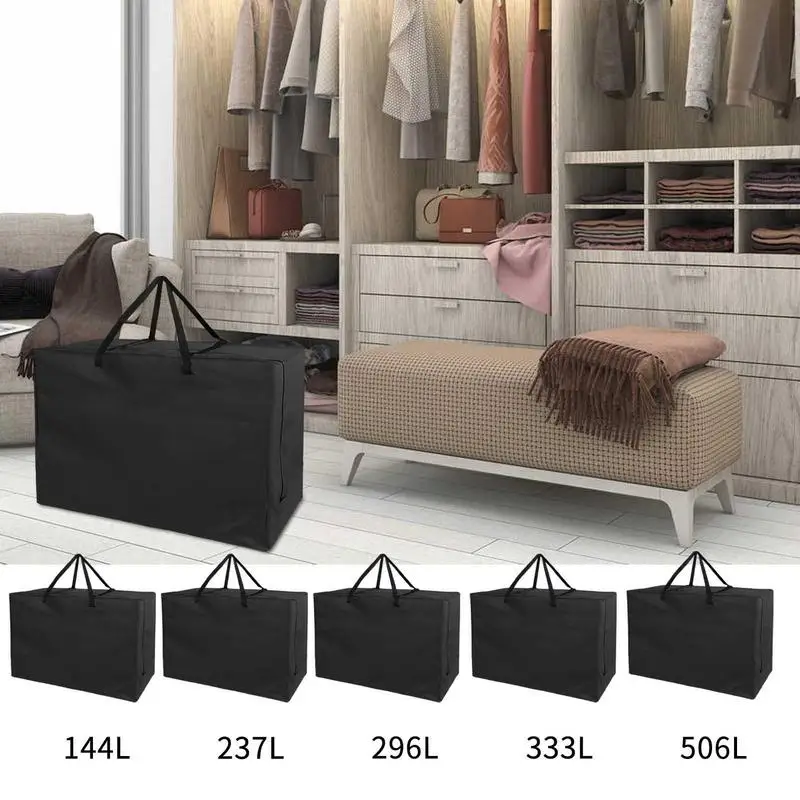 

Folding Bed Storage Bag Oxford Large Closets Clothes Storage Organizer Dustproof Cabinets Duvet Storage Bag For Multi-Size Cloth