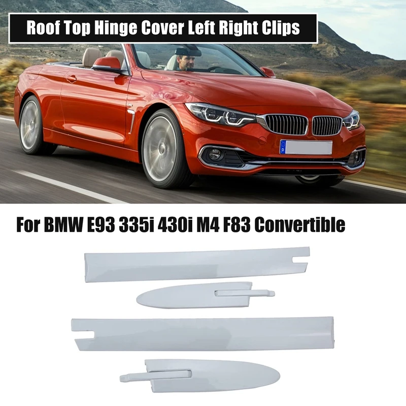 Крыша автомобиля декоративная крышка петли сменная ABS для BMW 3 4 серии 430 F33 M3 F83 M4 E93