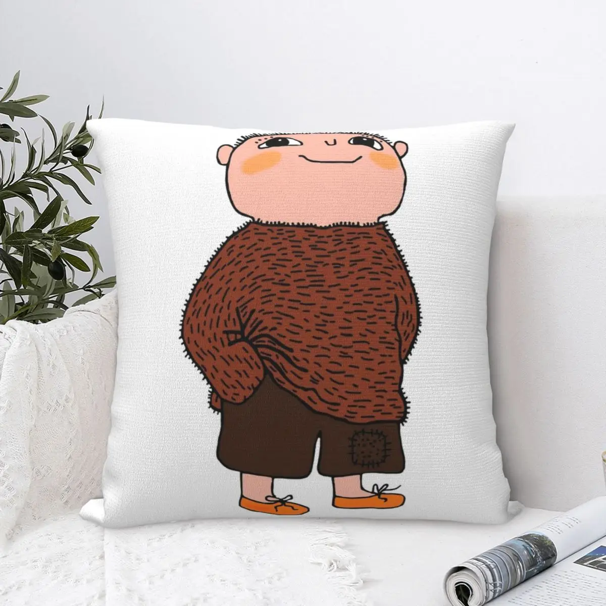 

Big Alfons Aberg Square Pillowcase Cushion Cover Decorative Pillow Case Polyester Throw Pillow cover For Home Bedroom Car