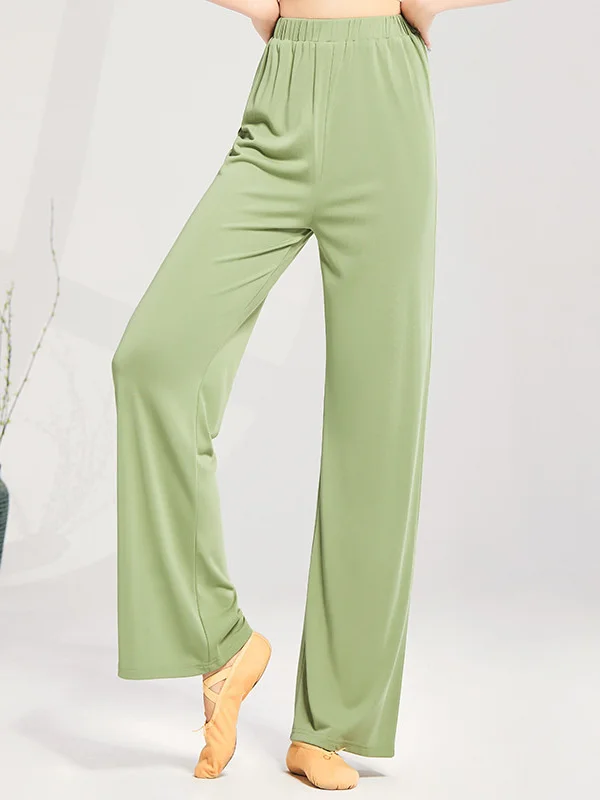 

Танцевальные свободные уличные современные костюмы, женские брюки для особых случаев, однотонный Лирический костюм, элегантные брюки для девочек, 2023