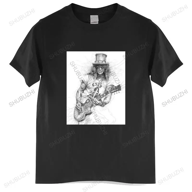 Футболка мужская летняя, брендовая тенниска с вырезом лодочкой, рисованная рок-музыка, бархатная майка с пистолетами, розами, индием, эскизом, револьвера