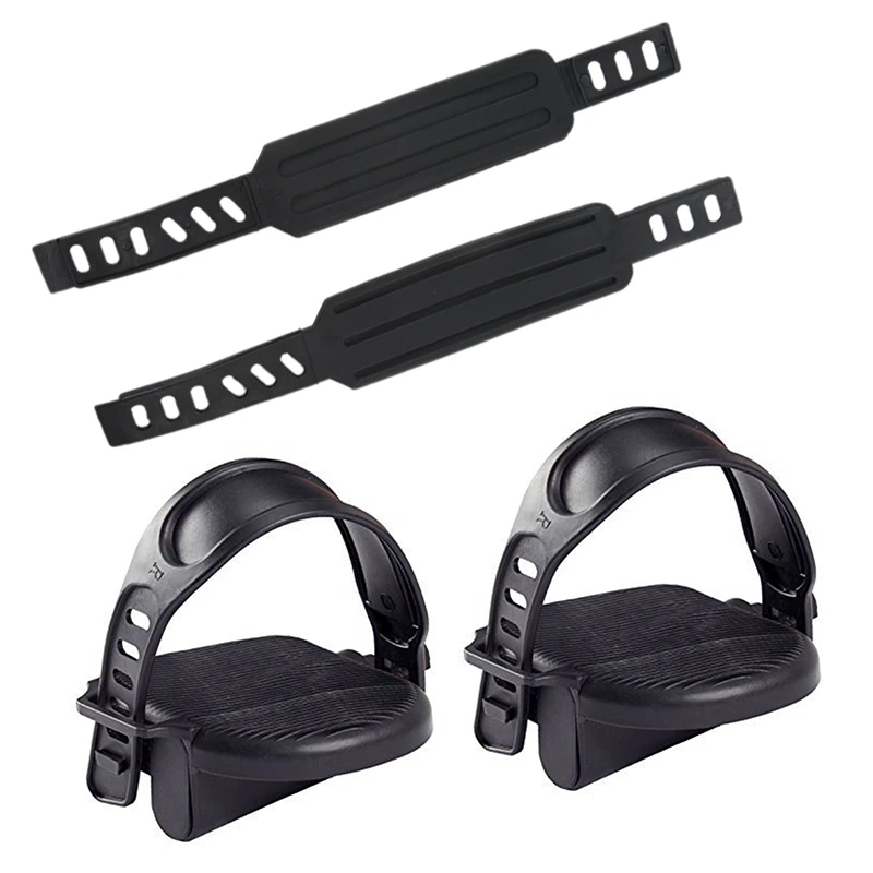 

Горячая Распродажа, 1 пара пластиковых стандартных пряжек, 1 пара расширенных педалей для велотренажера