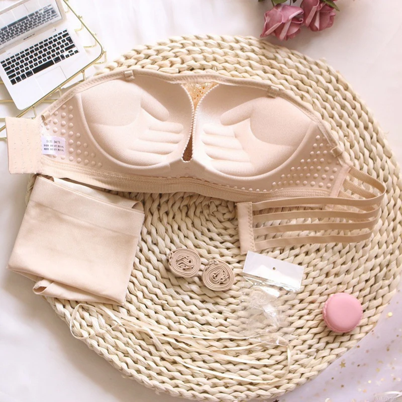 Женский невидимый бюстгальтер без бретелек женское нижнее белье Бесшовное