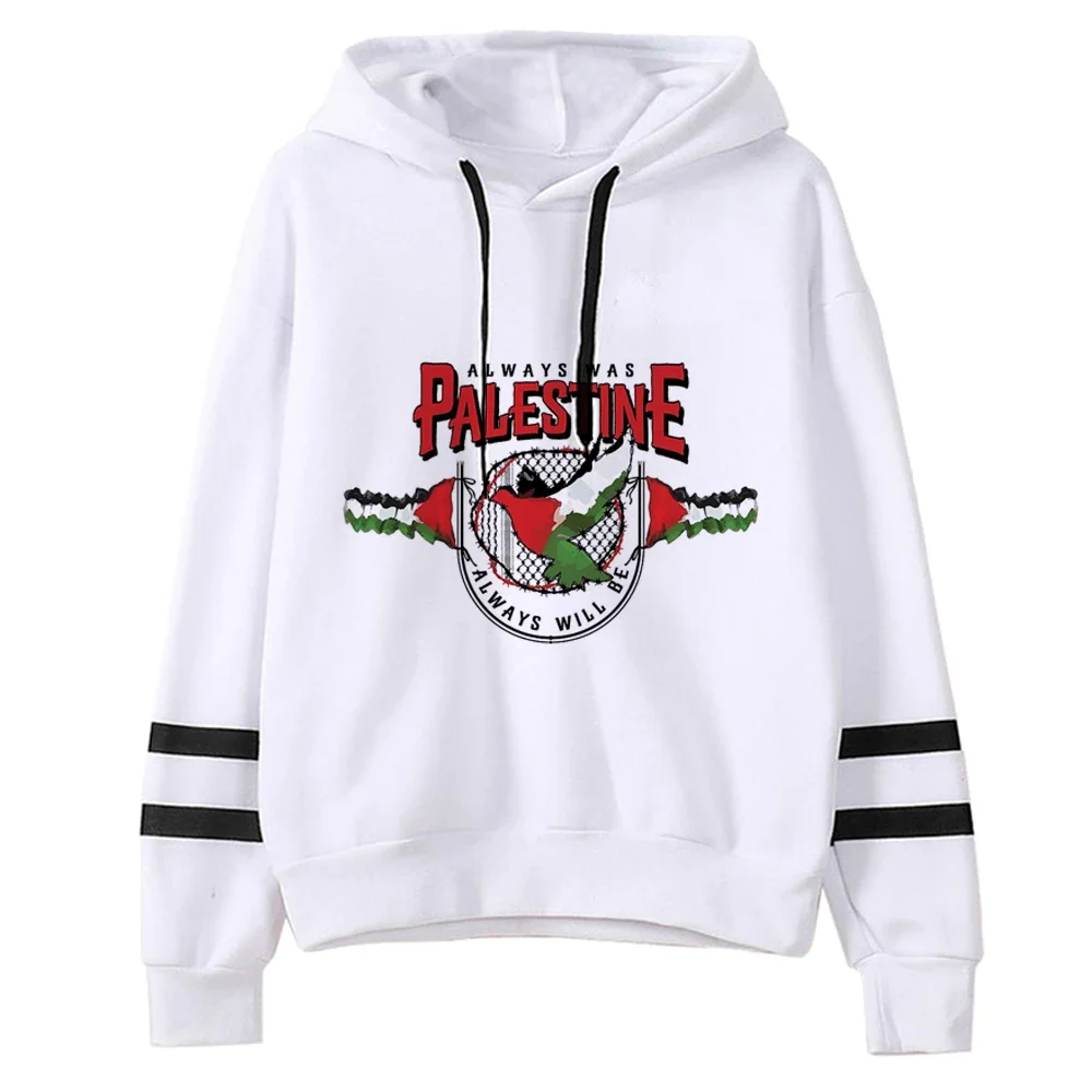 

Palestine hoodies women anime streetwear Korean style japanese tracksuit female harajuku pulls