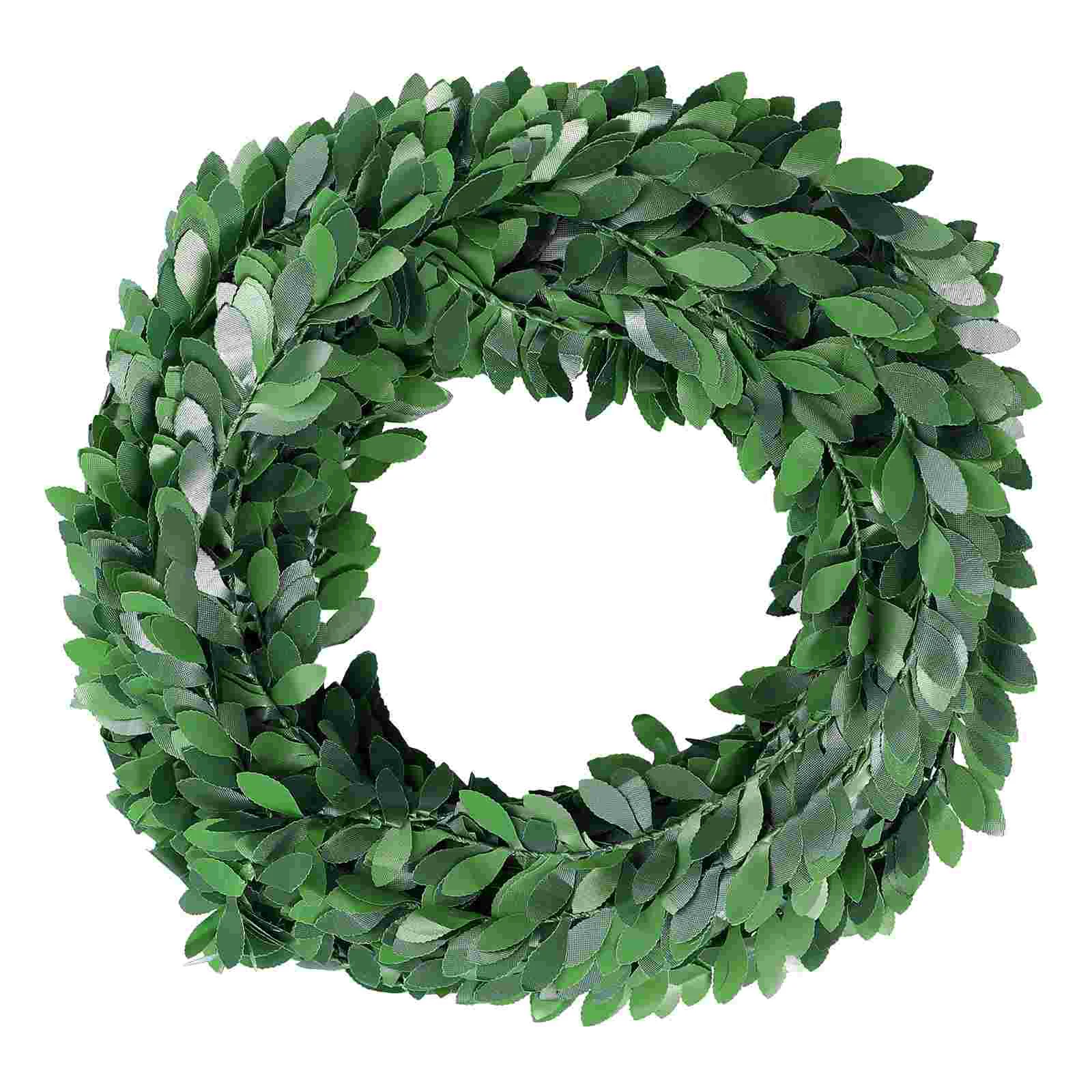 

Garland Green Vines Leaves Fake Artificial Leaf Foliage Home Autumn Outside Flowers Flower Wreath Greenery Making Supplies Maple