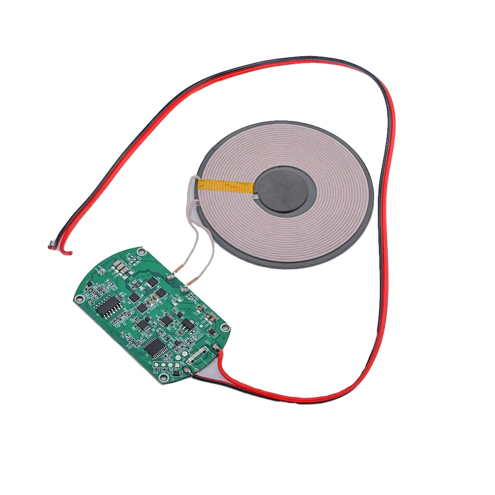 

25mm Long-distance High-power Fast Charging Wireless Charging Module Coil Qi Wireless Fast Charging Transmitter Circuit Module