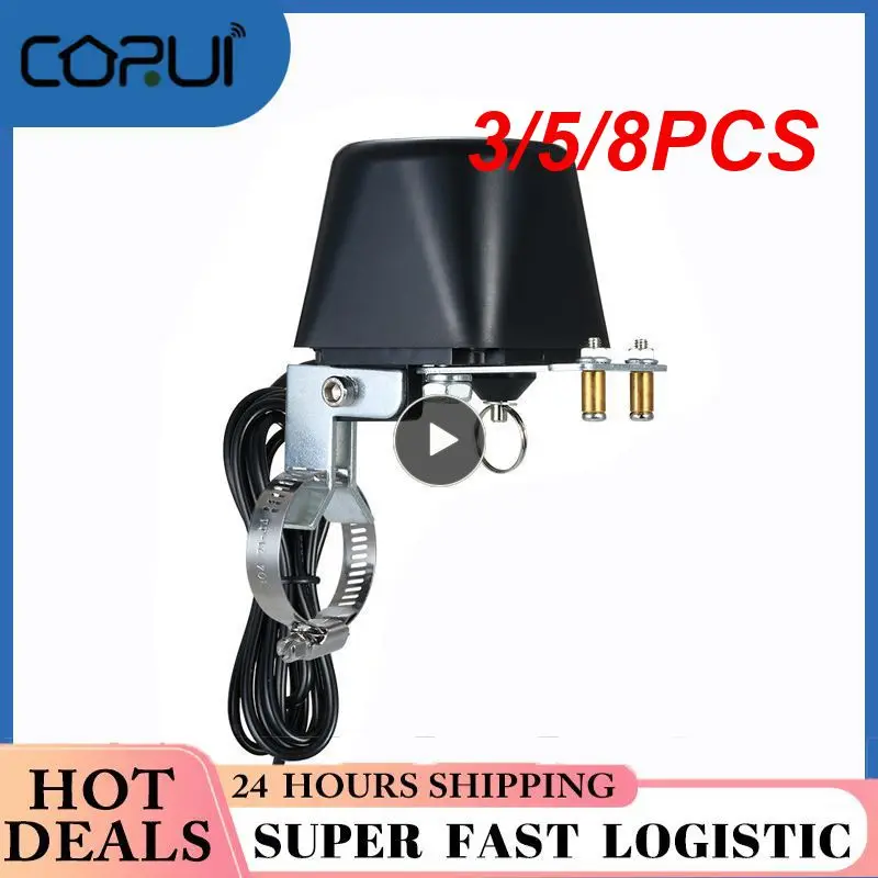 

3/5/8PCS Zigbee Gas Valve Tuya Assistant Automation Skits Zigbee Countdown Timer Water Valve Smart House Smart Faucet Controller