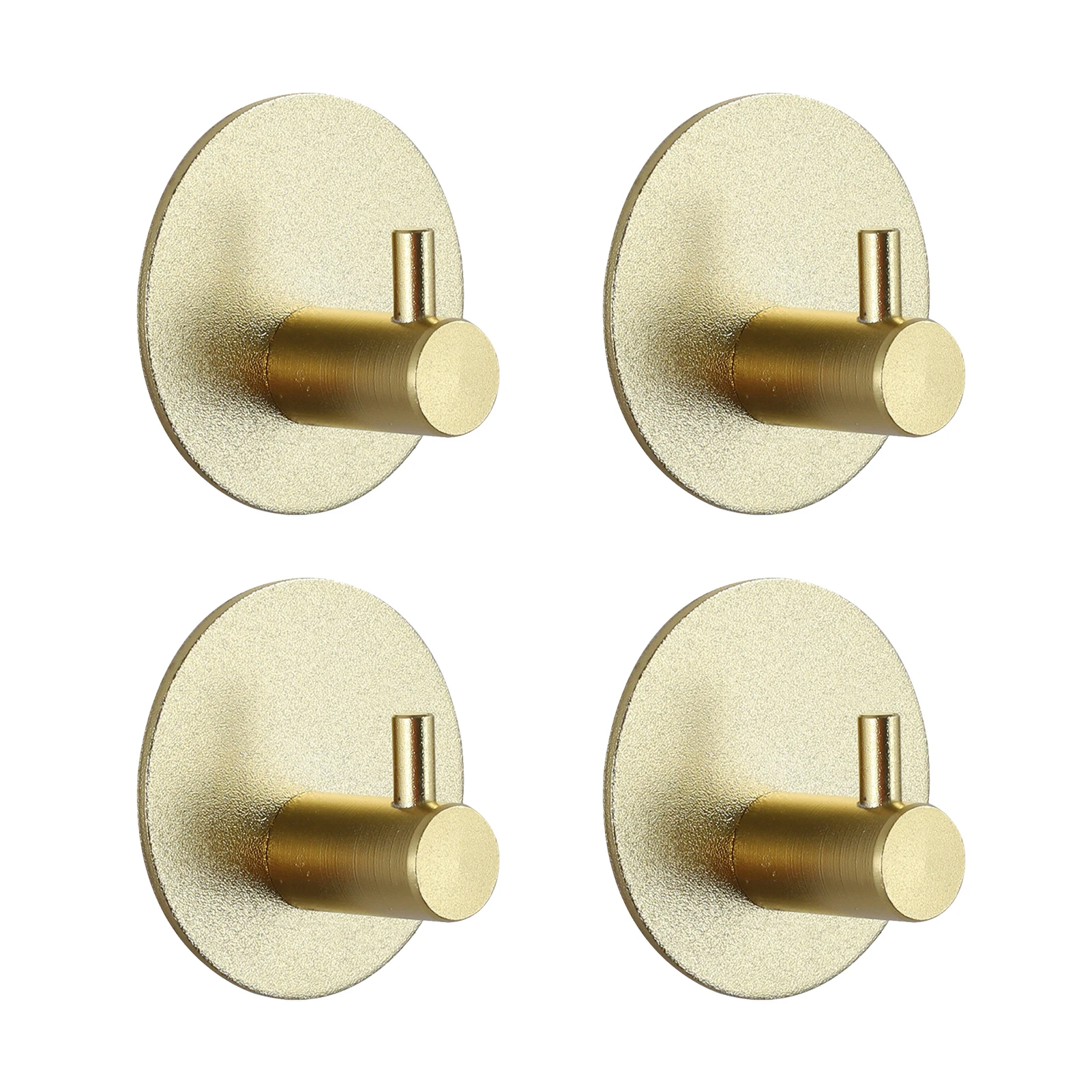 

4 шт., алюминиевые настенные крючки для полотенец