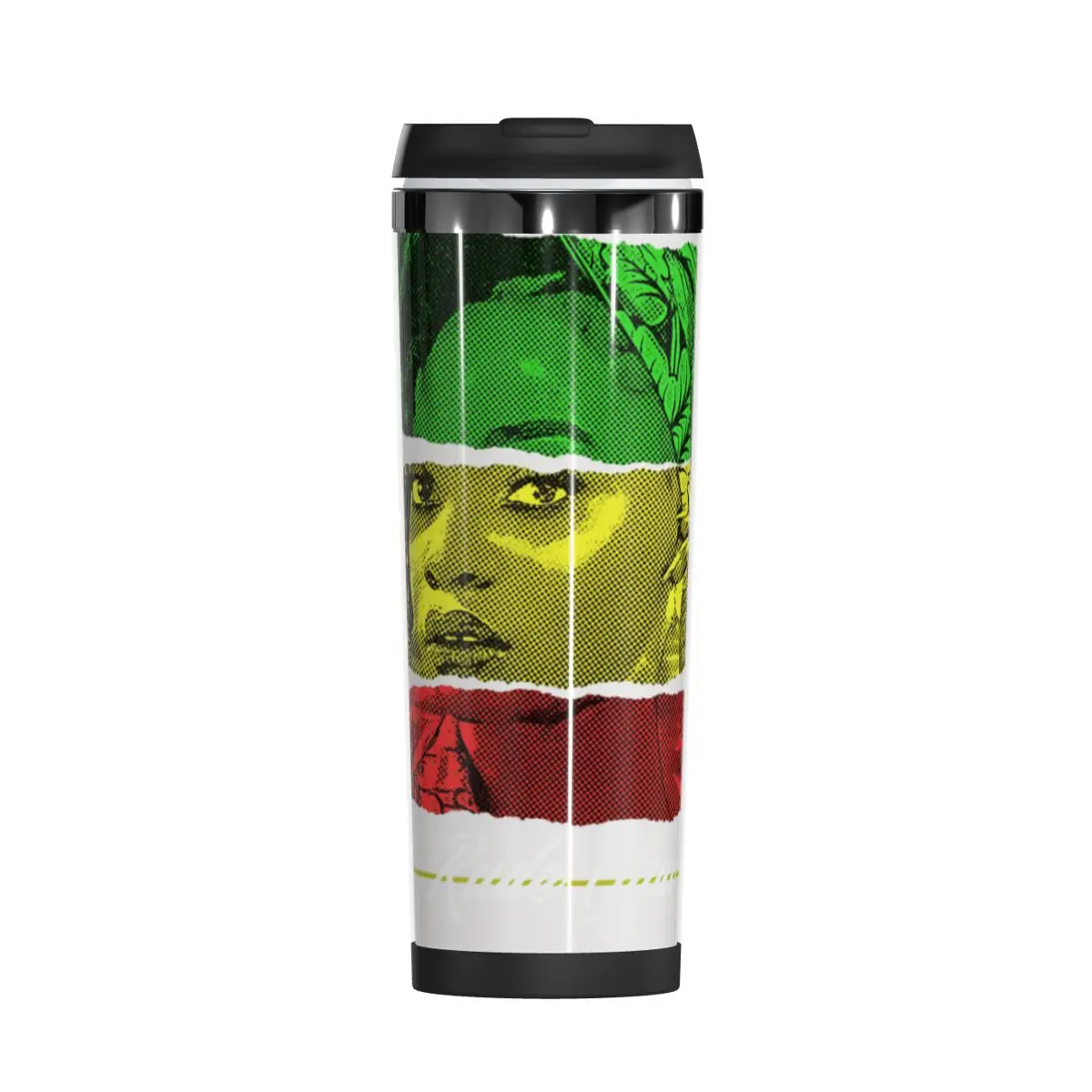 

Rude Gyal Rasta Stripes Double Insulated Water Cup Creative Thermos Mug Humor Graphic R333 Heat Insulation multi-function cups