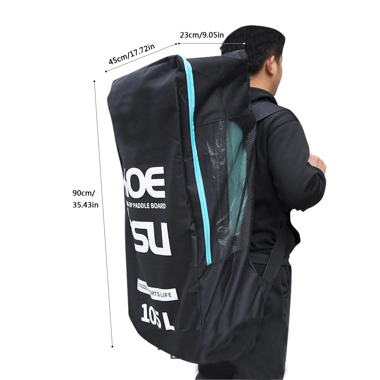 Рюкзак для серфинга доска 105 л большая вместимость прочный легкий со стабильной