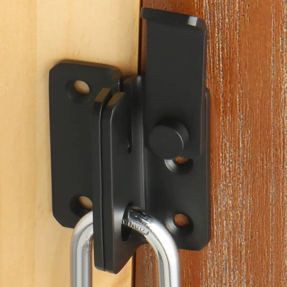 

Wardrobe Stainless Steel Door Bolt Latch Drawer Lock Safety Home Gate Safety Hardware Free Punching Screw Latch Hardware