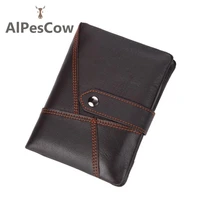 luxury designer mens genuine leather wallet 100 italy alps cowhide money credit card holders male classic style business case